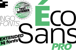 Éco Sans Pro Extended Font for Bold Campaigns